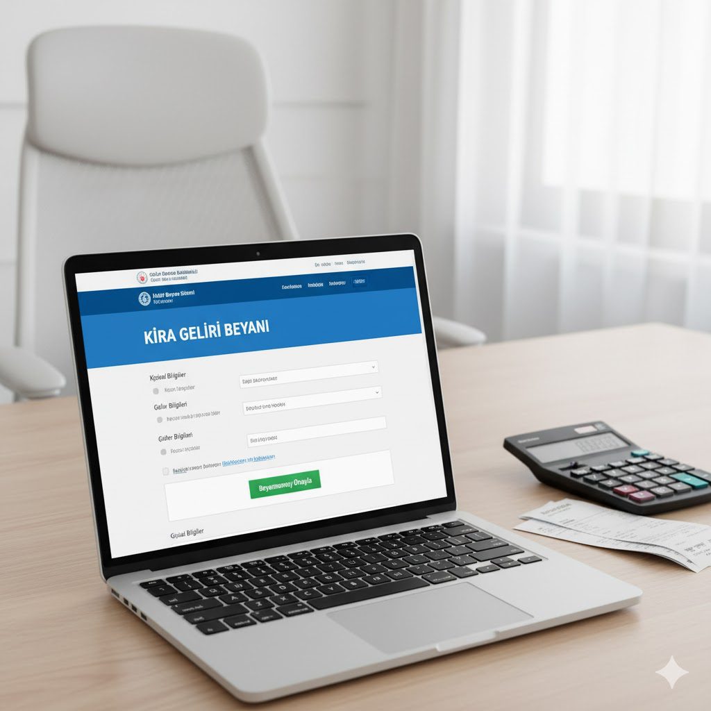 Alt metin: GMSİ Beyanı sürecini kolaylaştıran Hazır Beyan Sistemi'nin online kullanımı.